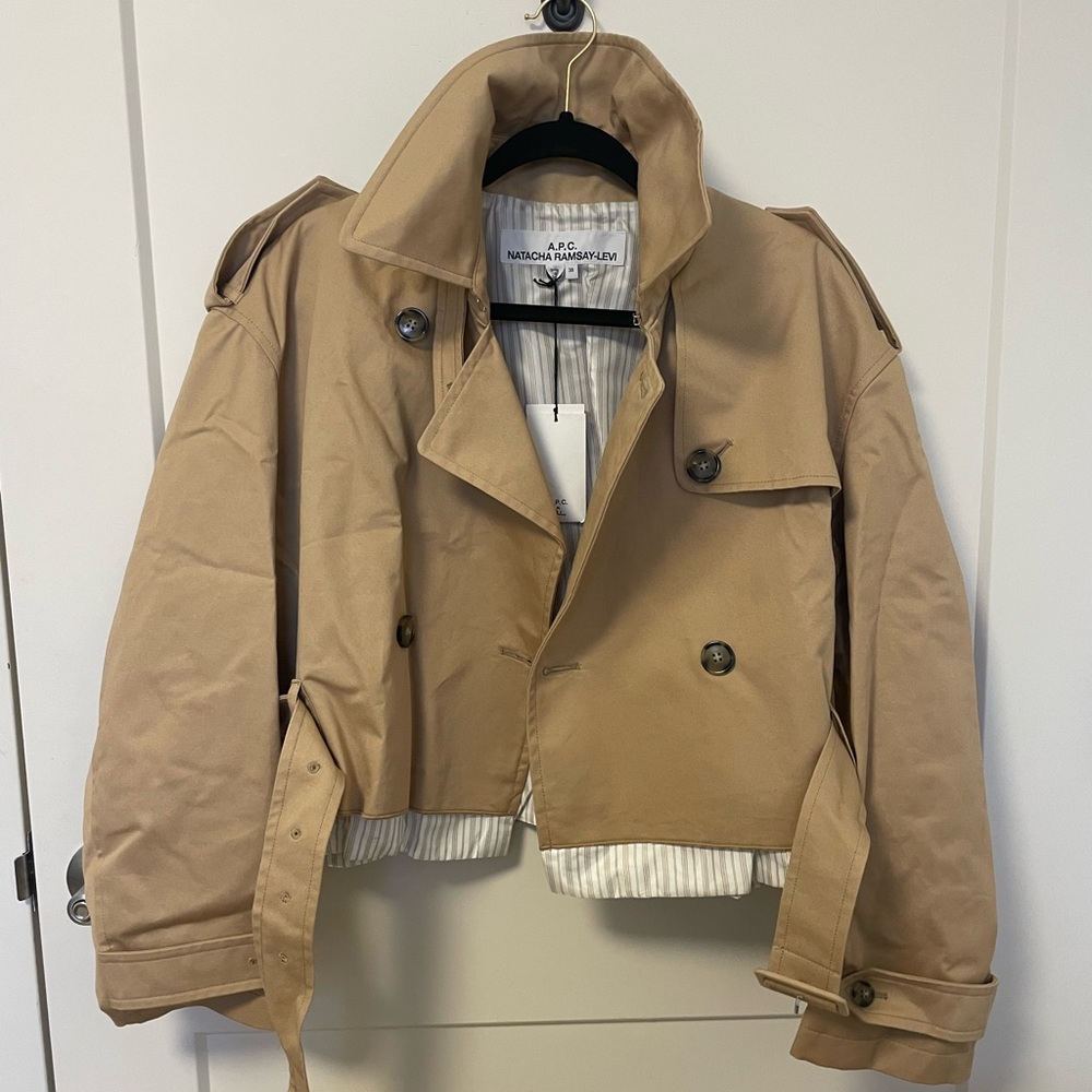 A.P.C. Horace Trench Coat Cropped